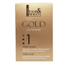 Fair & White Gold Satin Exfl Soap 200g F.W4GSE-200